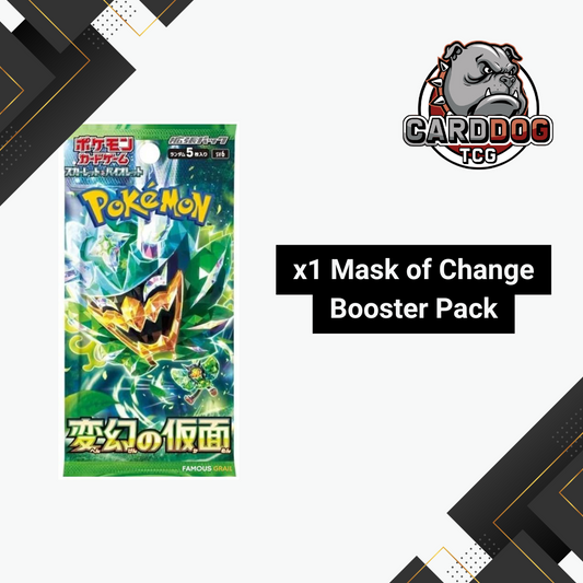 Pokemon Japanese Scarlet & Violet Mask of Change Loose Booster Pack sv6