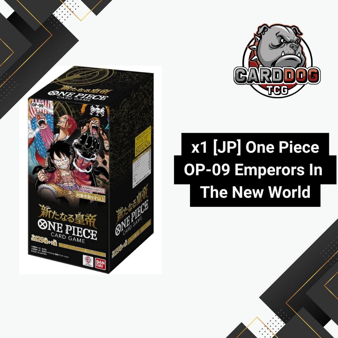 One Piece OP-09 Japanese Emperors of the New World Booster Box CardDogTCG One Piece OP-09 Japanese Emperors of the New World Booster Box CardDogTCG