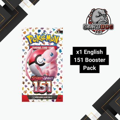 Pokemon Scarlet & Violet 151 English Loose Booster Pack CardDogTCG Pokemon Scarlet & Violet 151 English Loose Booster Pack CardDogTCG