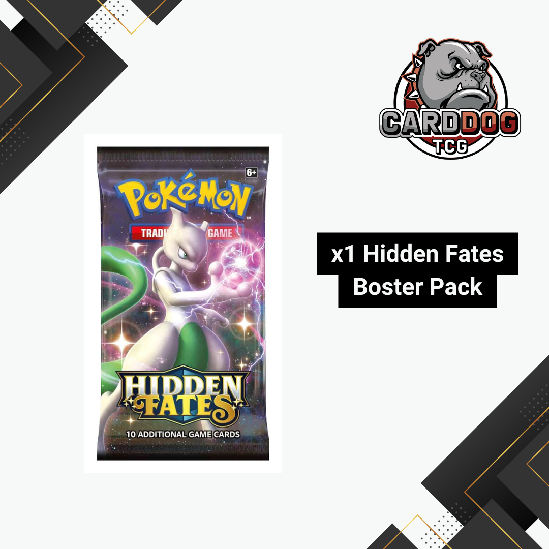 Pokemon Sun & Moon Hidden Fates Loose Booster Pack CardDogTCG Pokemon Sun & Moon Hidden Fates Loose Booster Pack CardDogTCG