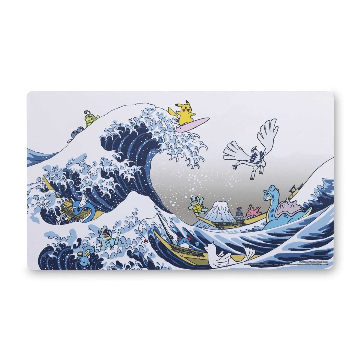 Pokemon Center Official Great Wave Pikachu and Friends Playmat