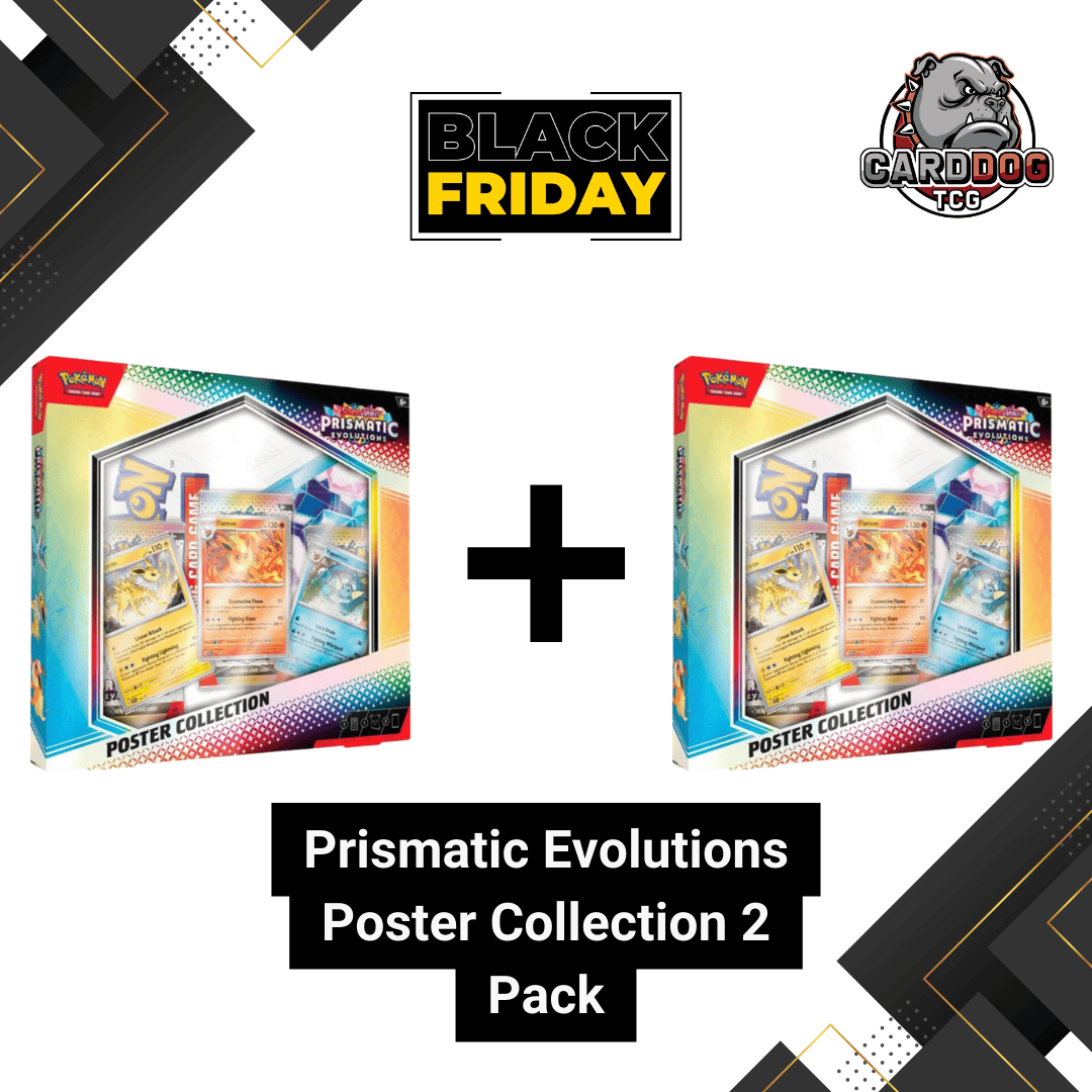 [Black Friday]Pokemon Prismatic Evolutions Poster Collection 2 Pack