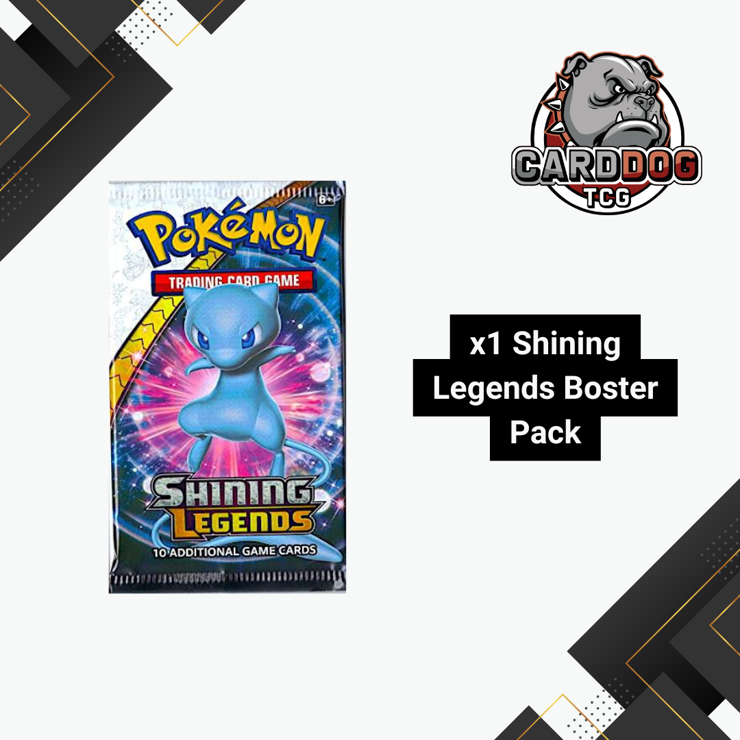 shining legends booster box english Pokemon Shining Legends Loose Booster Pack