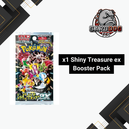 Pokemon Japanese Sword & Shield Shiny Treasure EX Loose Booster Pack sv4a