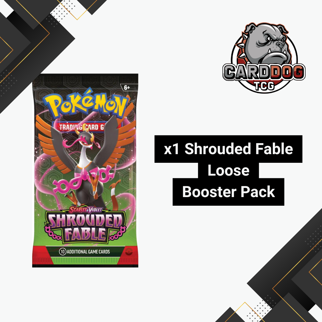 Pokemon Shrouded Fable Loose Booster Pack | Scarlet & Violet CardDogTCG Pokemon Shrouded Fable Loose Booster Pack | Scarlet & Violet CardDogTCG