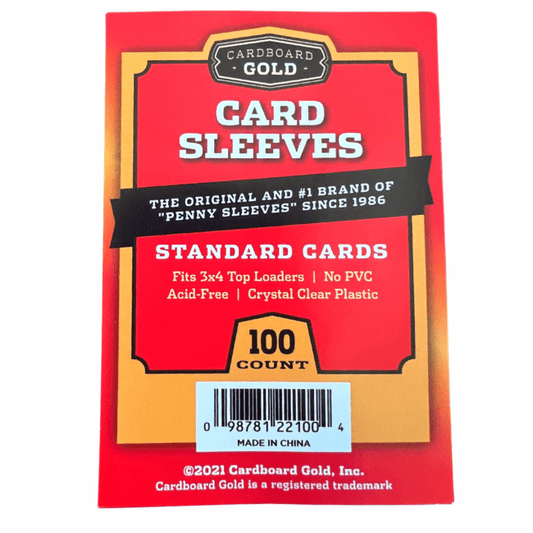 Cardboard Gold Penny Sleeves 100ct - Standard Size Cards