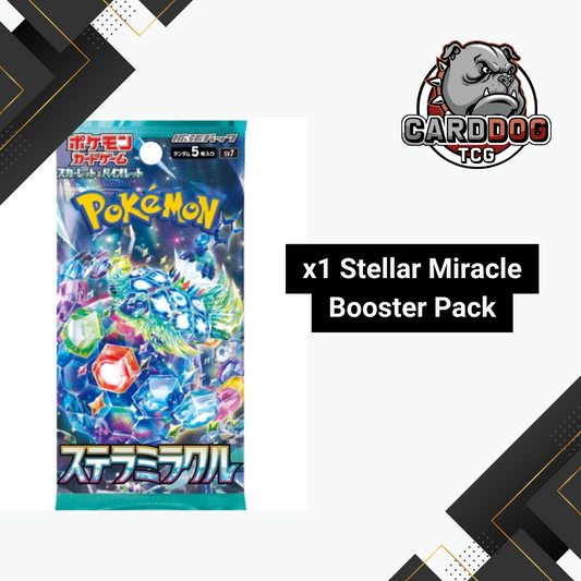 Pokemon Japanese Scarlet & Violet Stellar Miracle Loose Booster Pack sv7