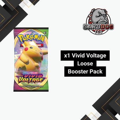 Pokemon Vivid Voltage Loose Booster Pack | Sword & Shield CardDogTCG Pokemon Vivid Voltage Loose Booster Pack | Sword & Shield CardDogTCG