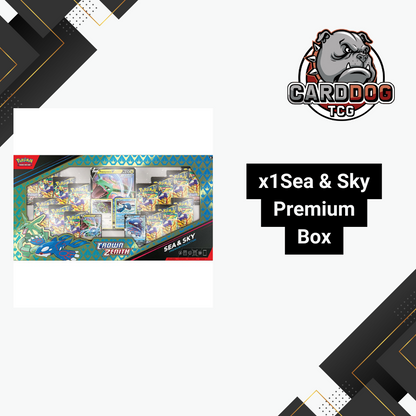 Pokemon Sea & Sky Premium Collection - Crown Zenith (Sam's Club) CardDogTCG Pokemon Sea & Sky Premium Collection - Crown Zenith (Sam's Club) CardDogTCG
