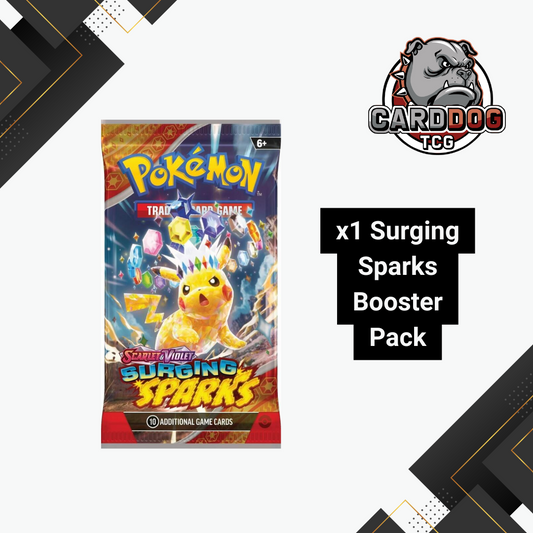 Pokmon TCG: Surging Sparks Booster Pack - 10 Cards, Sealed, 2025 Edition Pokmon TCG: Surging Sparks Booster Pack - 10 Cards, Sealed, 2025 Edition